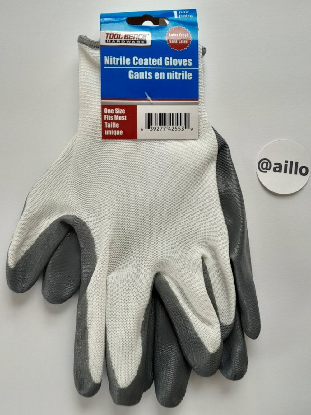 Tool Bench Hardware Nitrile Coated Gloves
